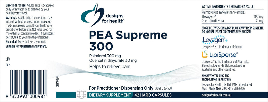 Designs For Health Pea Supreme 300 | Mr Vitamins