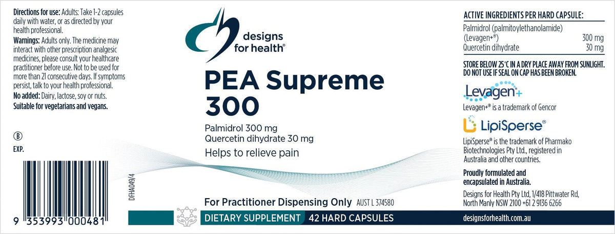 Designs For Health Pea Supreme 300 | Mr Vitamins