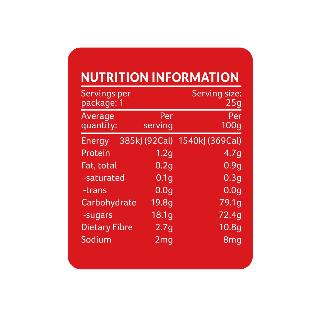 DJandA Freeze Dried Strawberries