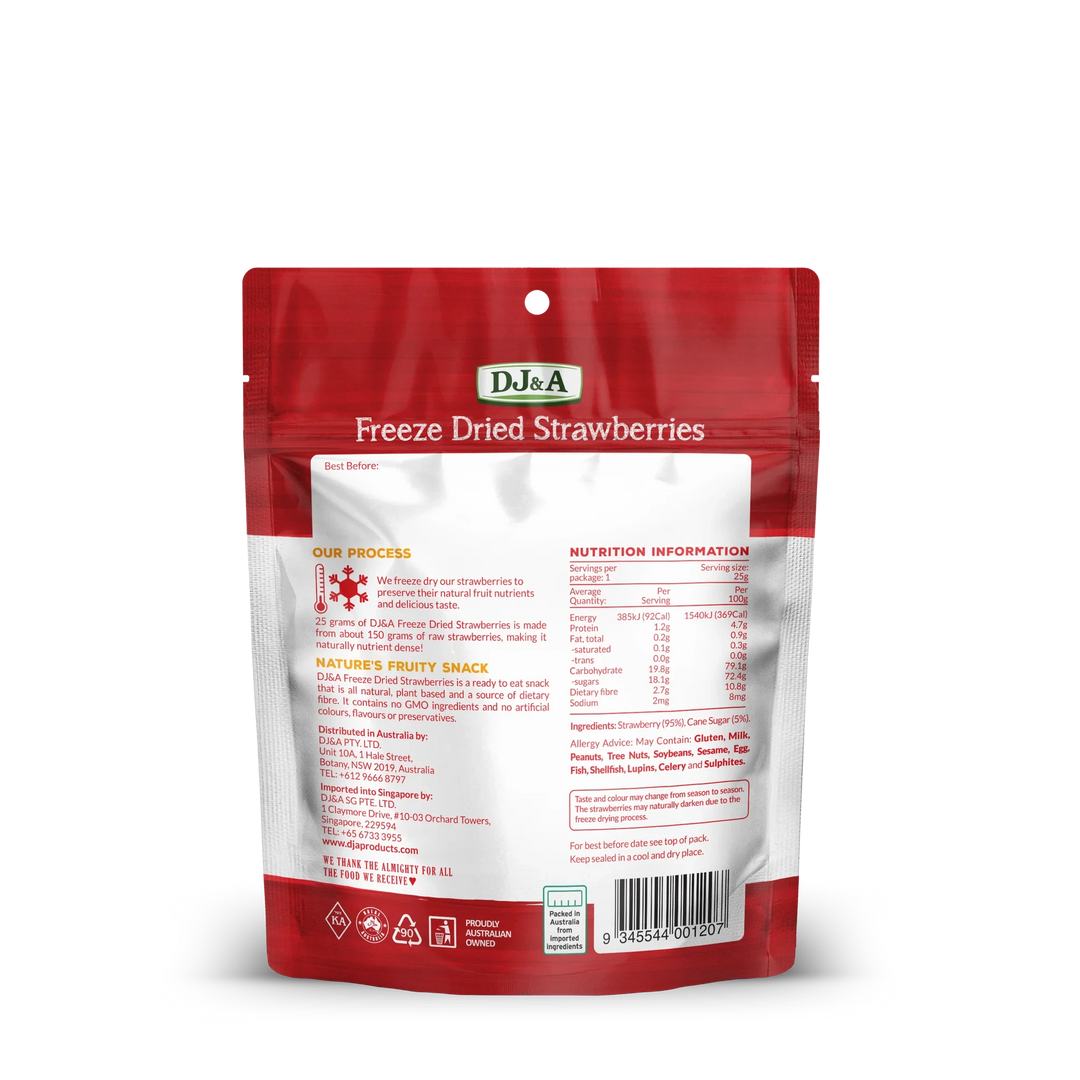 DJandA Freeze Dried Strawberries
