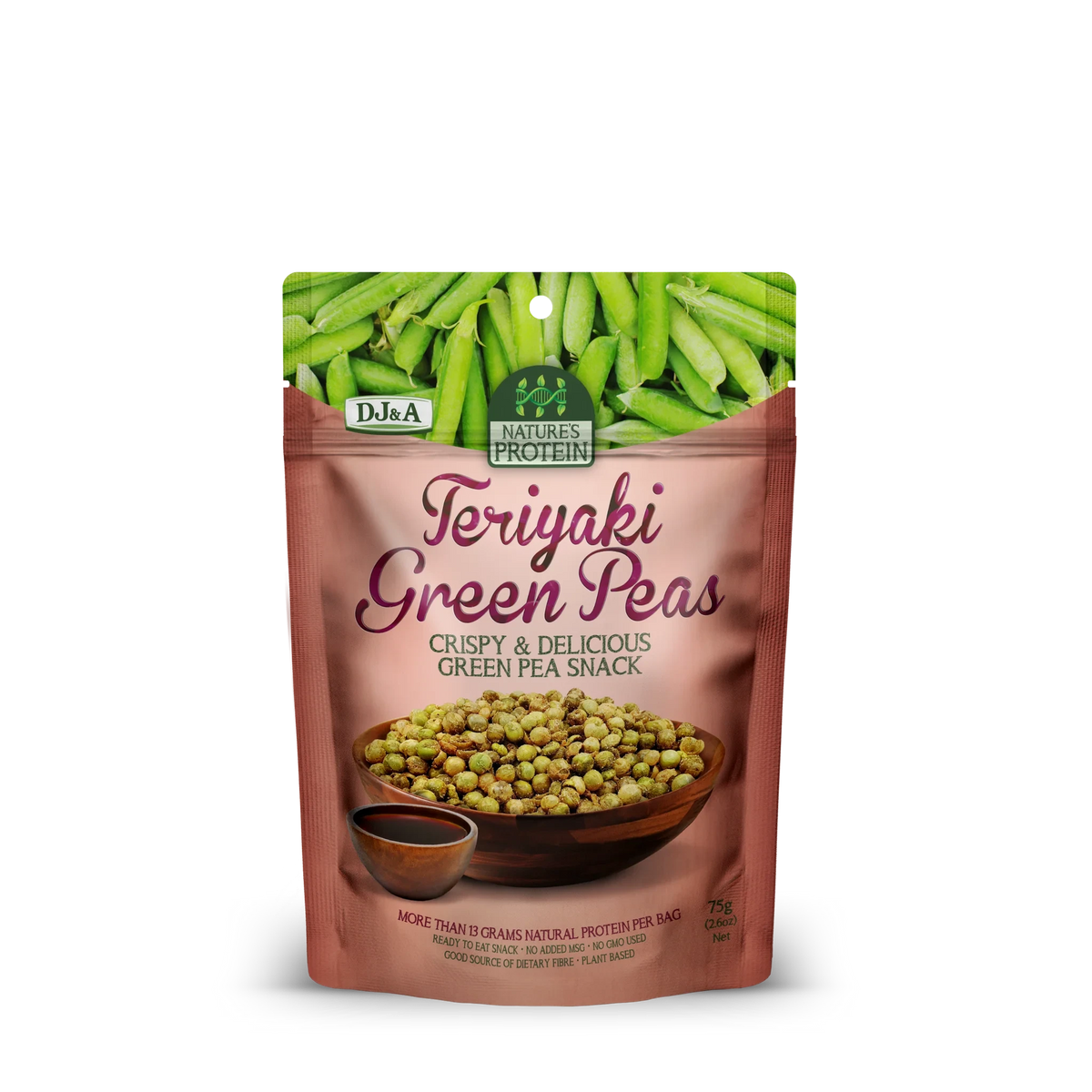 DJandA Natures Protein Teriyaki Green Peas