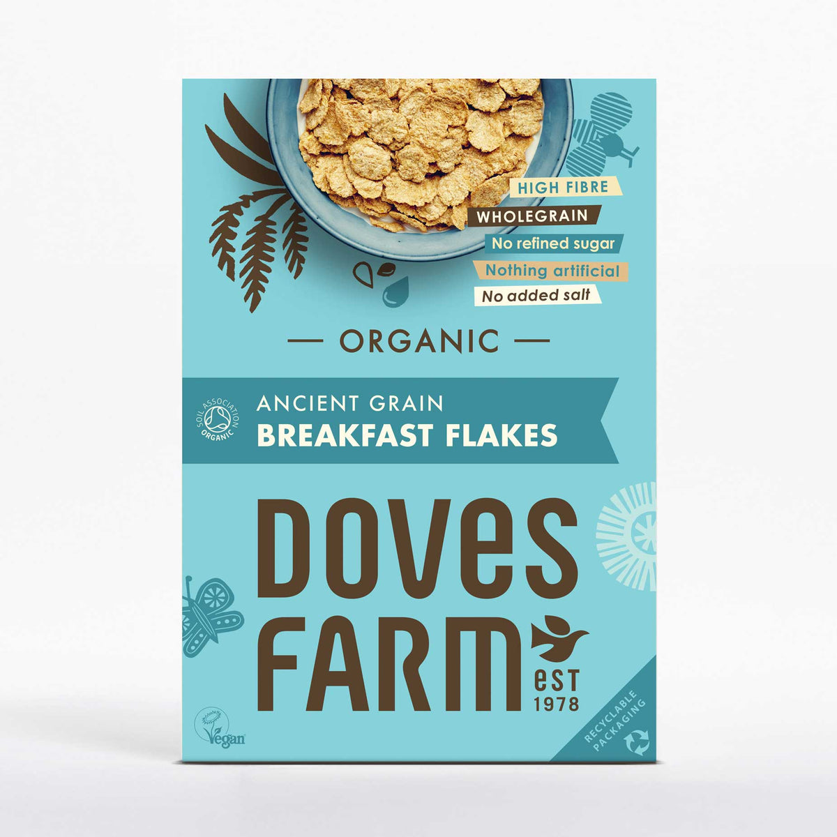 Doves Farm Freee Organic Cereal Flakes GF