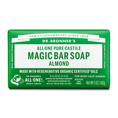 Dr. Bronners Pure-Castile Bar Soap - Almond
