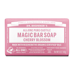 Dr. Bronners Pure-Castile Bar Soap - Cherry Blossom