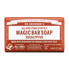 Dr. Bronners Pure-Castile Bar Soap - Eucalyptus