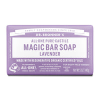 Dr. Bronners Pure-Castile Bar Soap - Lavender | Mr Vitamins
