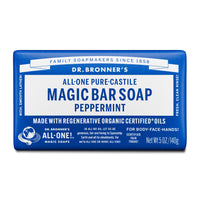 Dr. Bronners Pure-Castile Bar Soap - Peppermint | Mr Vitamins