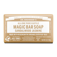 Dr. Bronners Pure-Castile Bar Soap - Sandalwood Jasmine | Mr Vitamins
