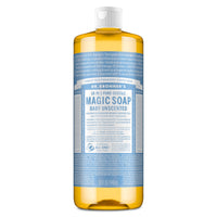 Dr. Bronners Pure-Castile Liquid Soap - Baby Unscented | Mr Vitamins