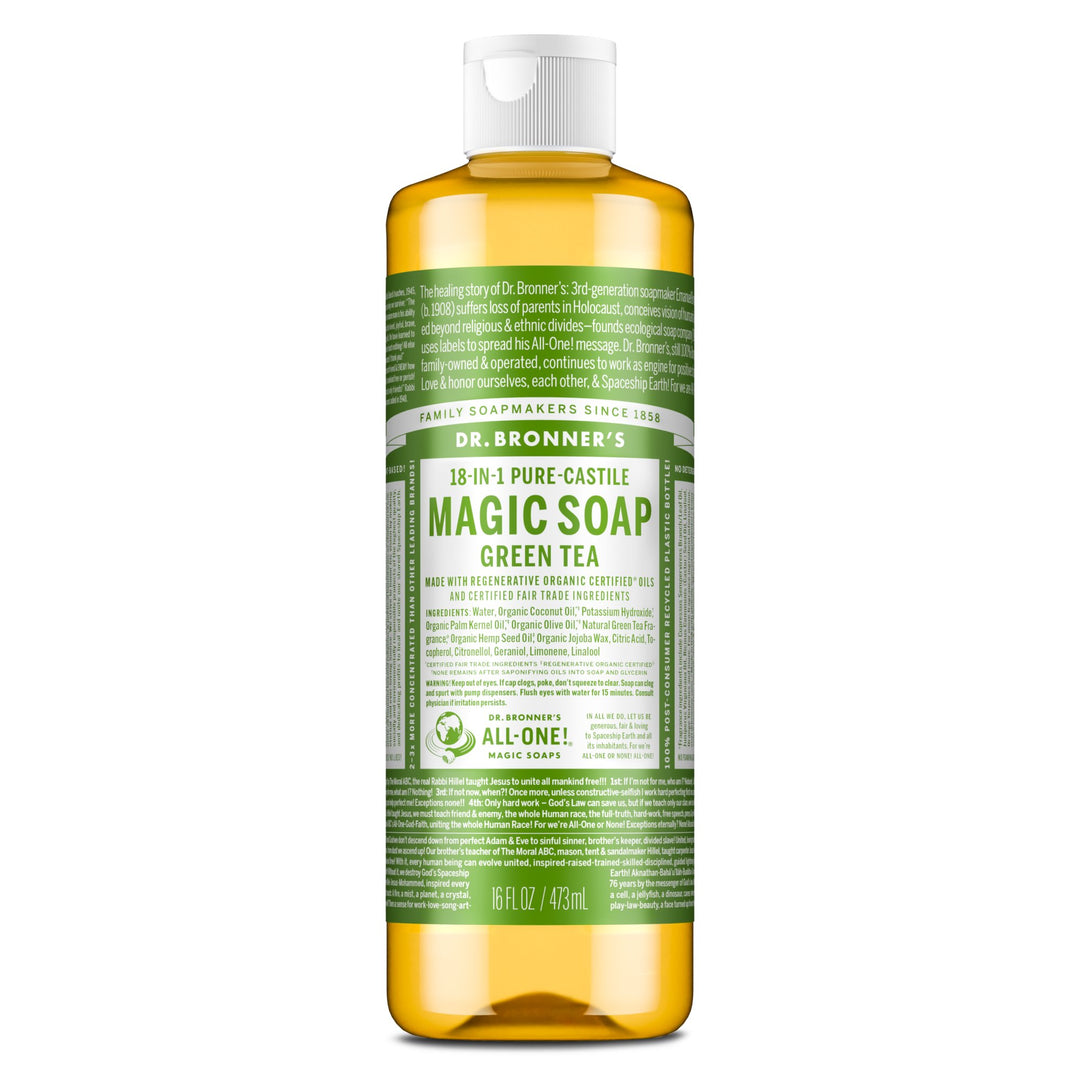 Dr. Bronners Pure-Castile Liquid Soap - Green Tea