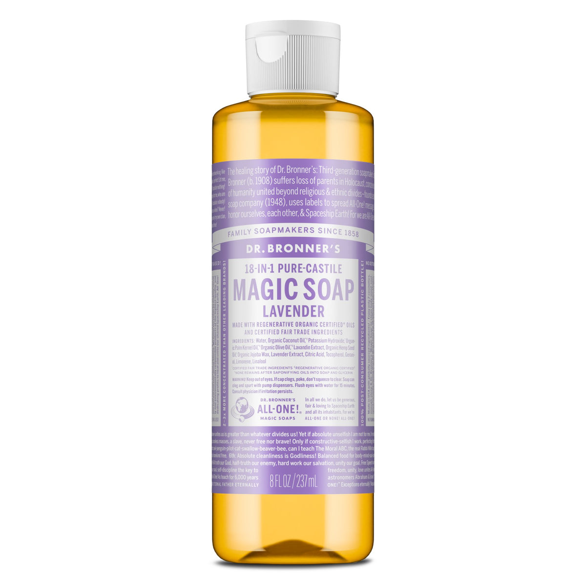 Dr. Bronners Pure-Castile Liquid Soap - Lavender