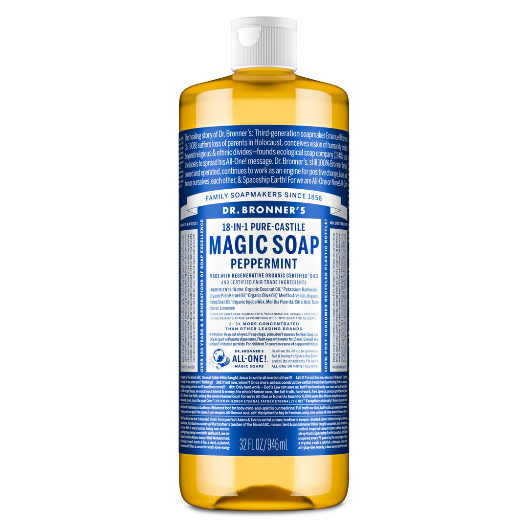 Dr. Bronners Pure-Castile Liquid Soap - Peppermint