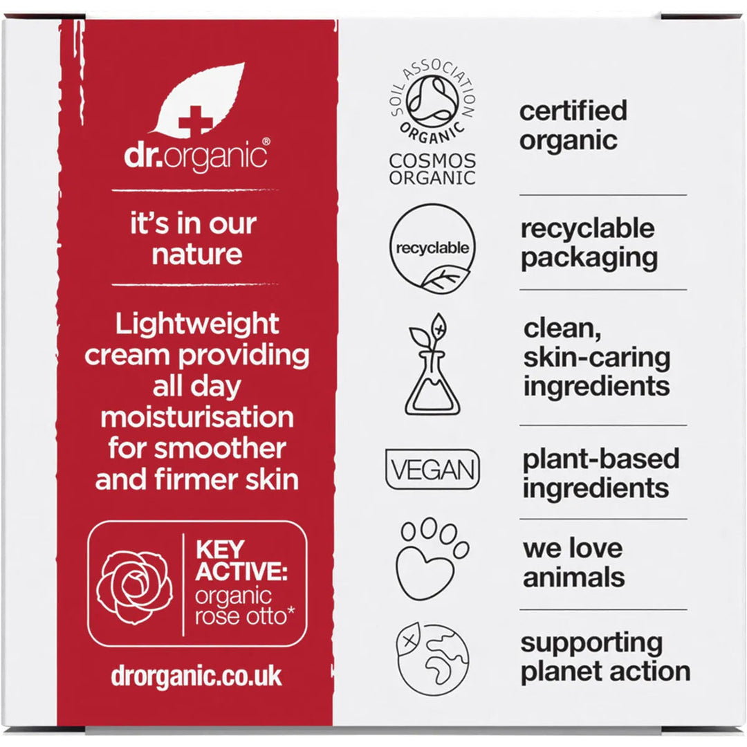 Dr Organic Day Cream Organic - Rose Otto