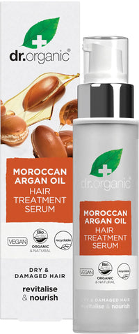 Dr Organic Hair Treatment Serum Organic Moroccan Argan Oil | Mr Vitamins