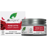 Dr Organic Night Cream Organic Rose Otto | Mr Vitamins