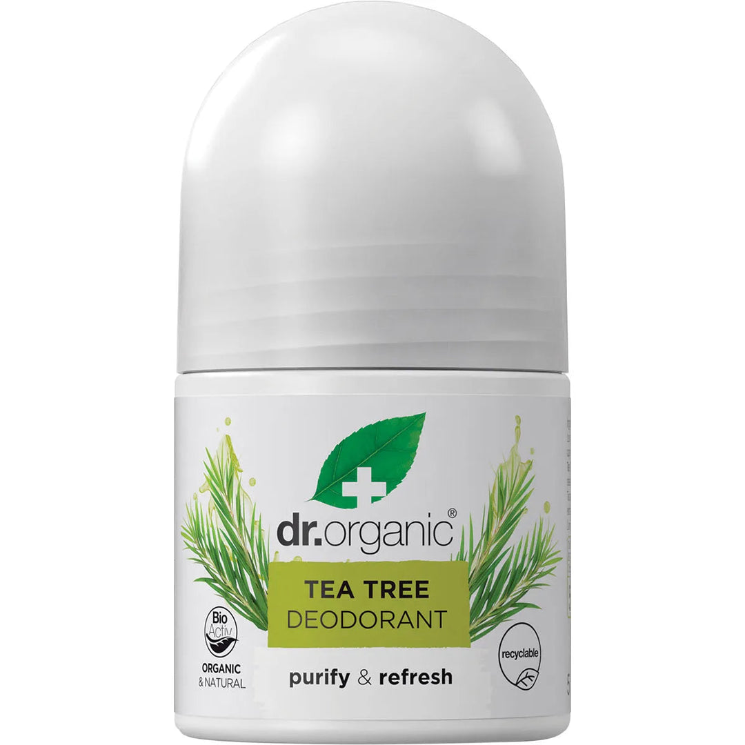 Dr Organic Roll-On Deodorant Organic Tea Tree