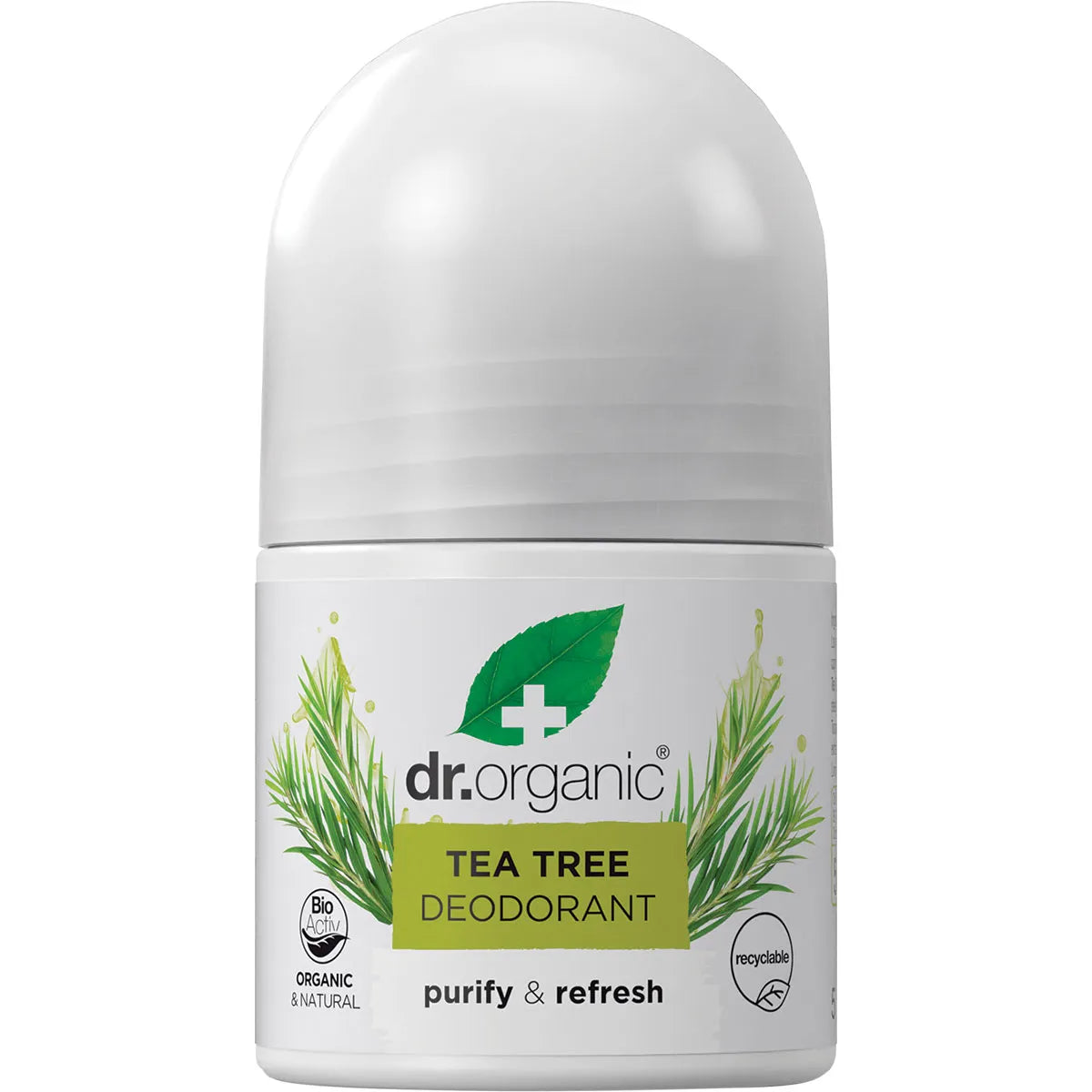 Dr Organic Roll-On Deodorant Organic Tea Tree