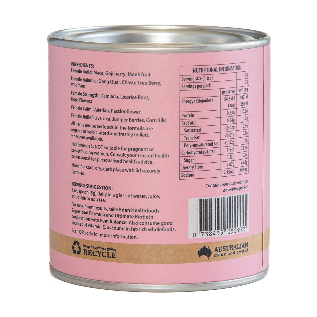 Eden Healthfoods Fem Balance | Mr Vitamins
