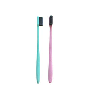 embi OOC Wheat Straw Soft Bamboo Charcoal Bristle Toothbrush