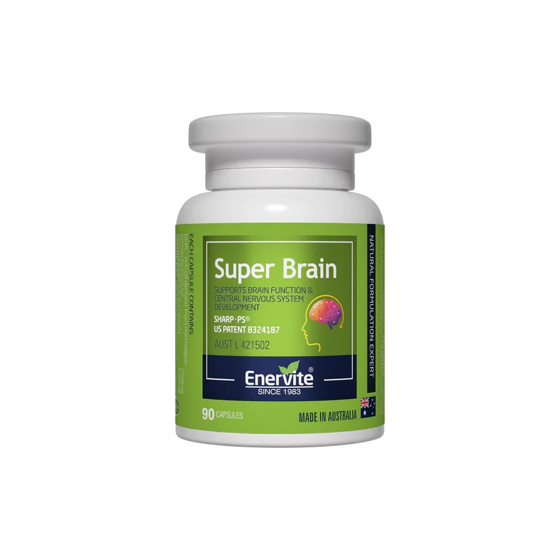 Enervite Super Brain 90 Capsules – Mr Vitamins