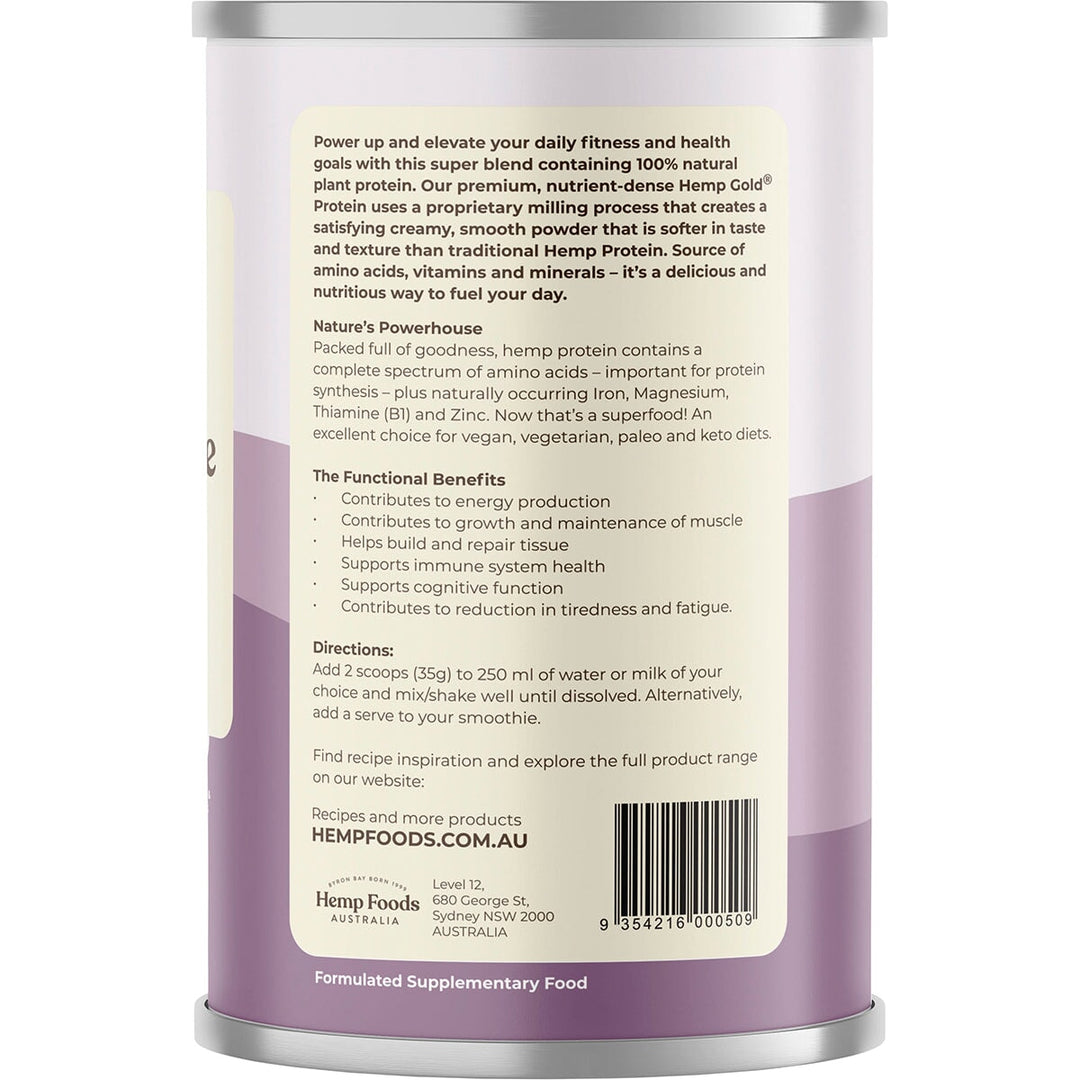 Hemp Foods Australia Organic Hemp Protein Mixed Berry & Acai