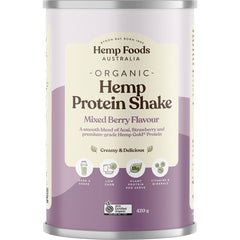 Hemp Foods Australia Organic Hemp Protein Mixed Berry & Acai