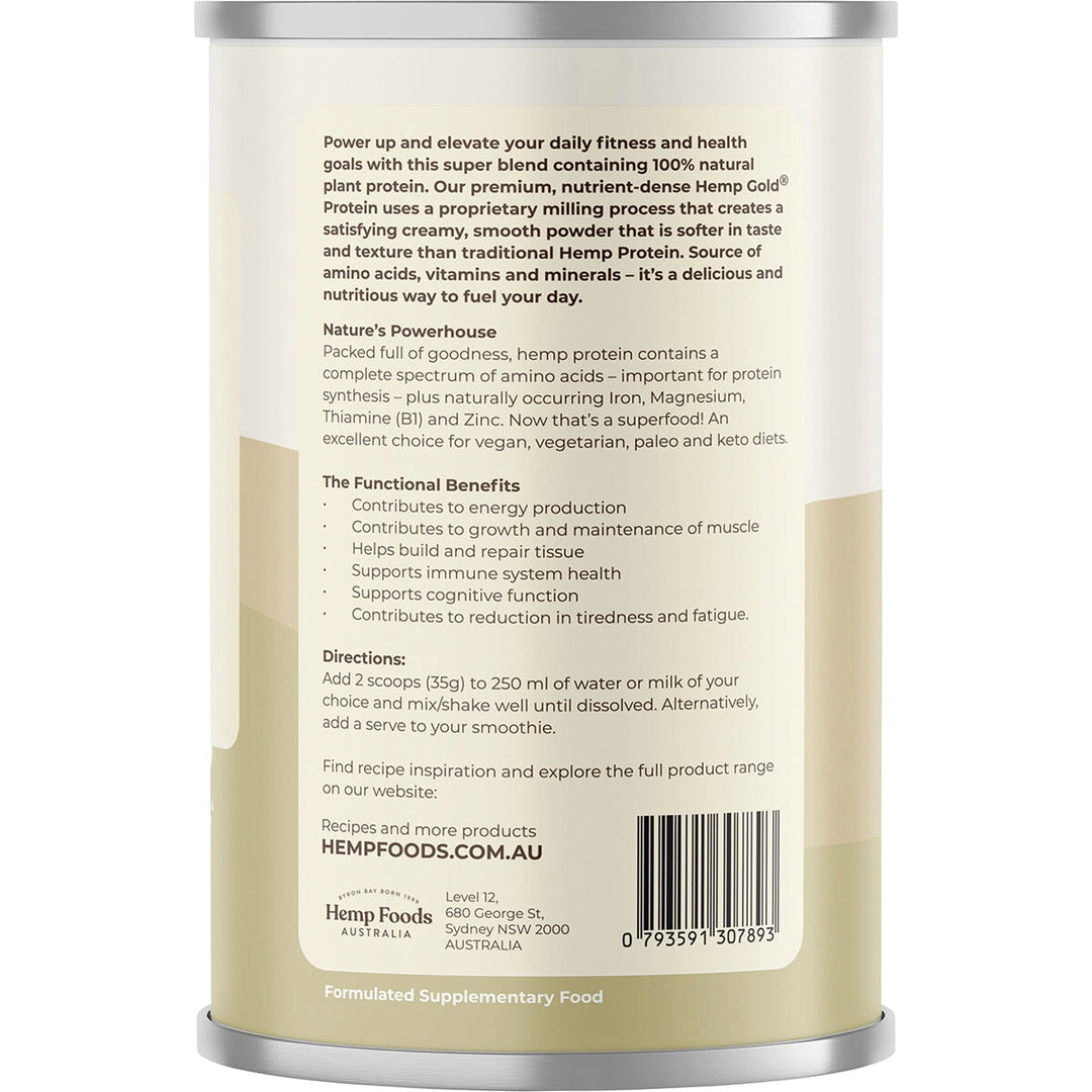 Hemp Foods Australia Organic Hemp Protein Natural