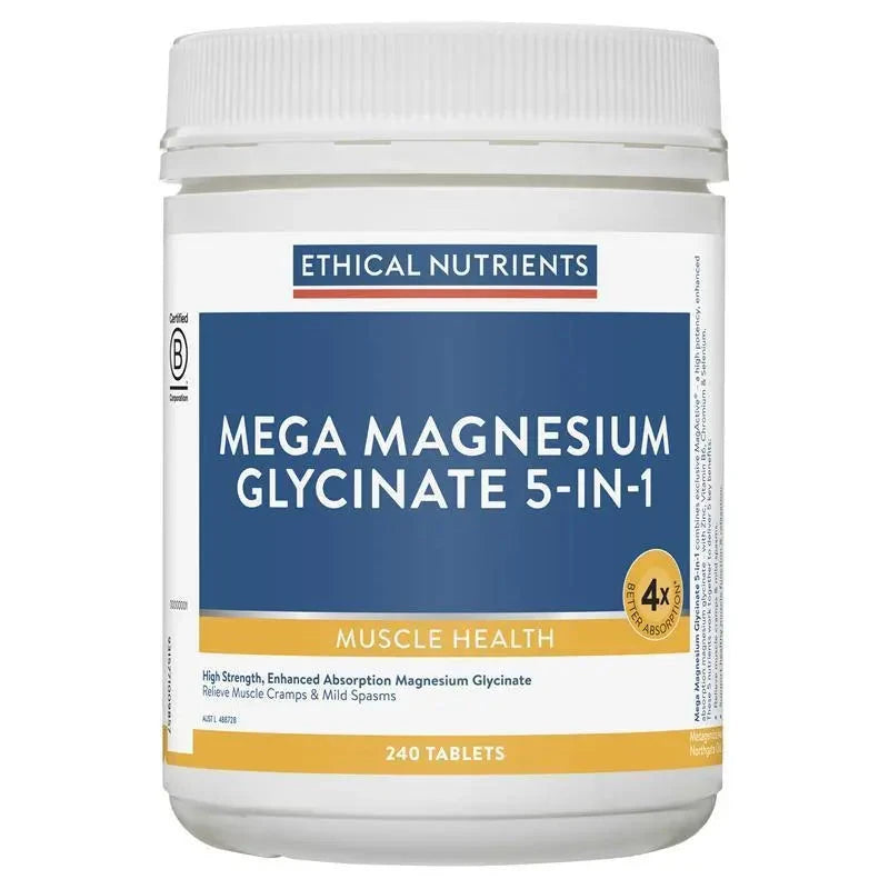 Ethical Nutrients Mega Magnesium Glycinate 5-in-1 | Mr Vitamins