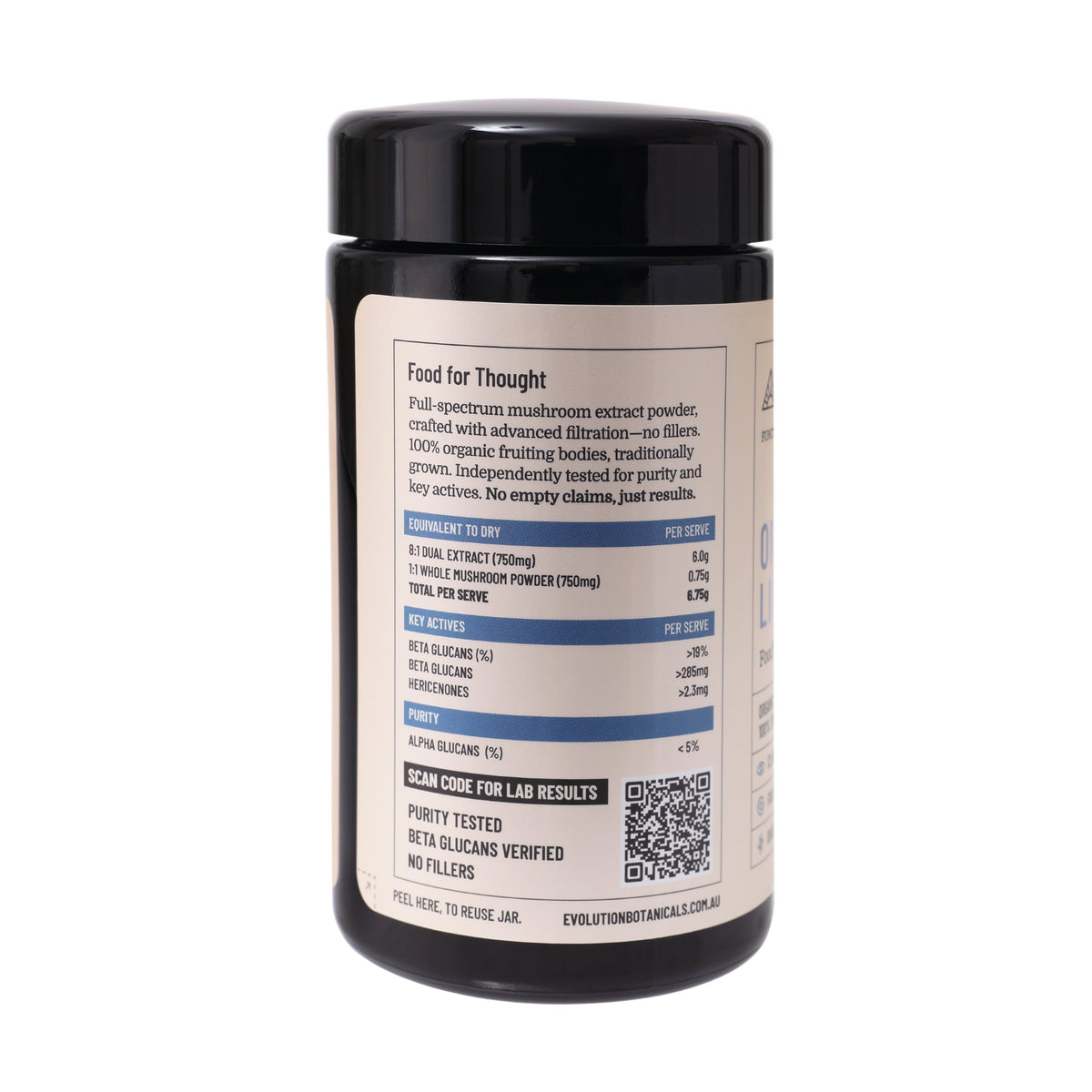 Evolution Botanicals Organic Lions Nane | Mr Vitamins