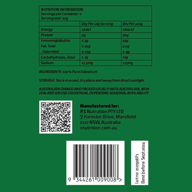 F1 Nutrition Pure Colostrum