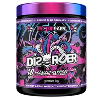 Faction Labs Disorder original Pre-Workout Midnight Saphire | Mr Vitamins