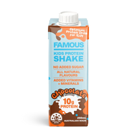 FAMOUS Kids Protein Shake Chocolate | Mr Vitamins