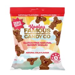 FAMOUS Sugar Free Candy Koala Gummies Cola Flavour