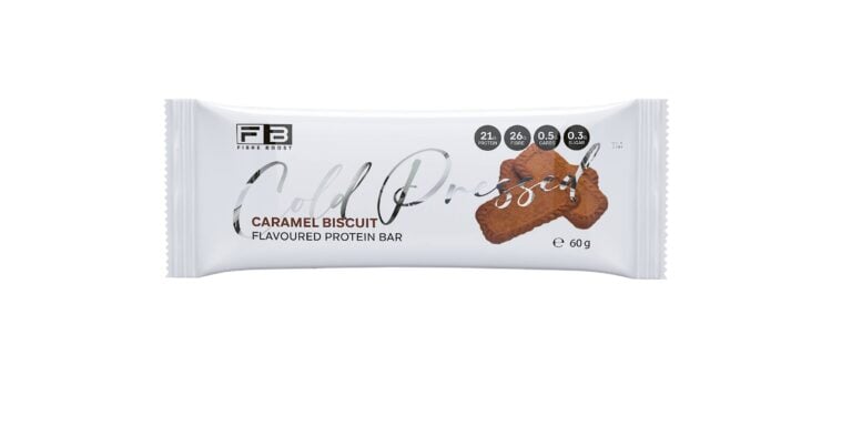 Fibre Boost Cold pressed protein bar - Caramel Biscuit