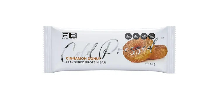 Fibre Boost Cold pressed protein bar - Cinnamon Donut