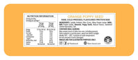 Fibre Boost Cold pressed protein bar - Orange Poppy Seed | Mr Vitamins