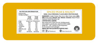 Fibre Boost Cold pressed protein bar - Spiced Pear and Walnut | Mr Vitamins