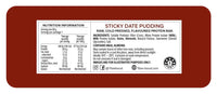 Fibre Boost Cold pressed protein bar -Sticky Date Pudding