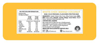 Fibre Boost Cold pressed protein bar -White Choc Mango Coconut