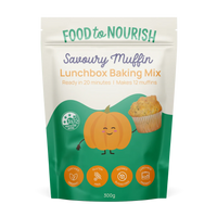 Food to Nourish Lunchbox Baking Mix Savoury Muffin | Mr Vitamins