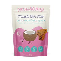 Food to Nourish Lunchbox Baking Mix Slice | Mr Vitamins