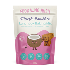 Food to Nourish Lunchbox Baking Mix Slice