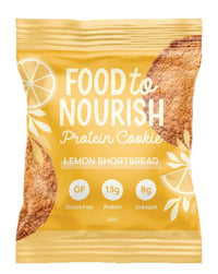 Food to Nourish Protein Cookie LemonShortbread | Mr Vitamins