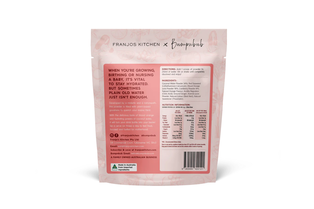 Franjos Kitchen Hydration Powder Orange Coconut