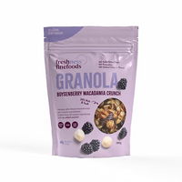 Freshness Finefoods Granola Boysenberry Macadamia Crunch G/F | Mr Vitamins