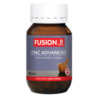 Fusion Health Zinc Advanced With Vitamins C 1000mg | Mr Vitamins