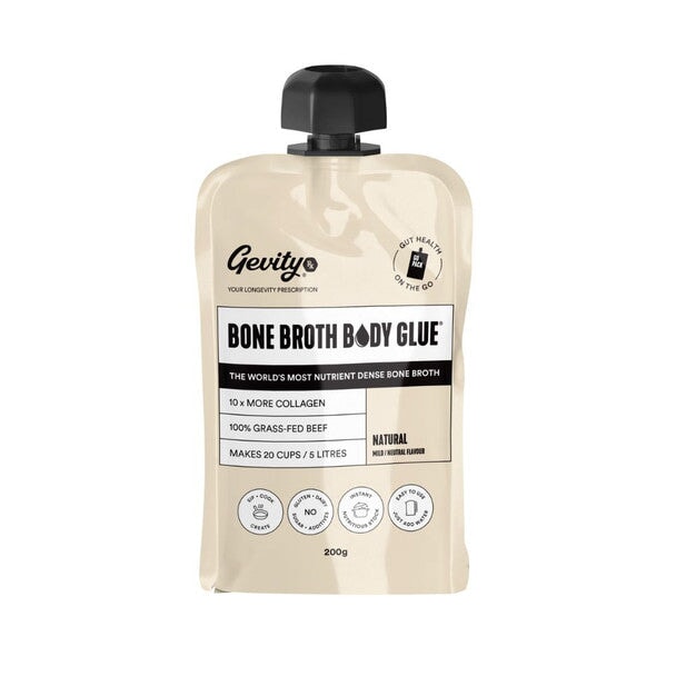 Gevity Rx BoneBroth Body Glue Natural Go Pouch