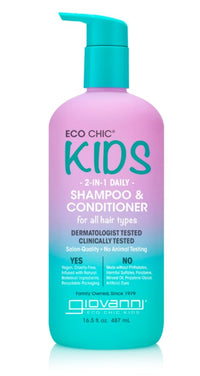 Giovanni Eco Chic Kids 2-in-1 Daily Shampoo and Conditioner | Mr Vitamins
