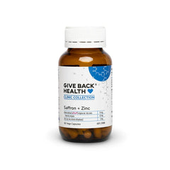 Give Back Health Clinic Collection Saffron + Zinc