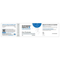 Give Back Health Clinic Collection Zinc Picolinate Oral Powder